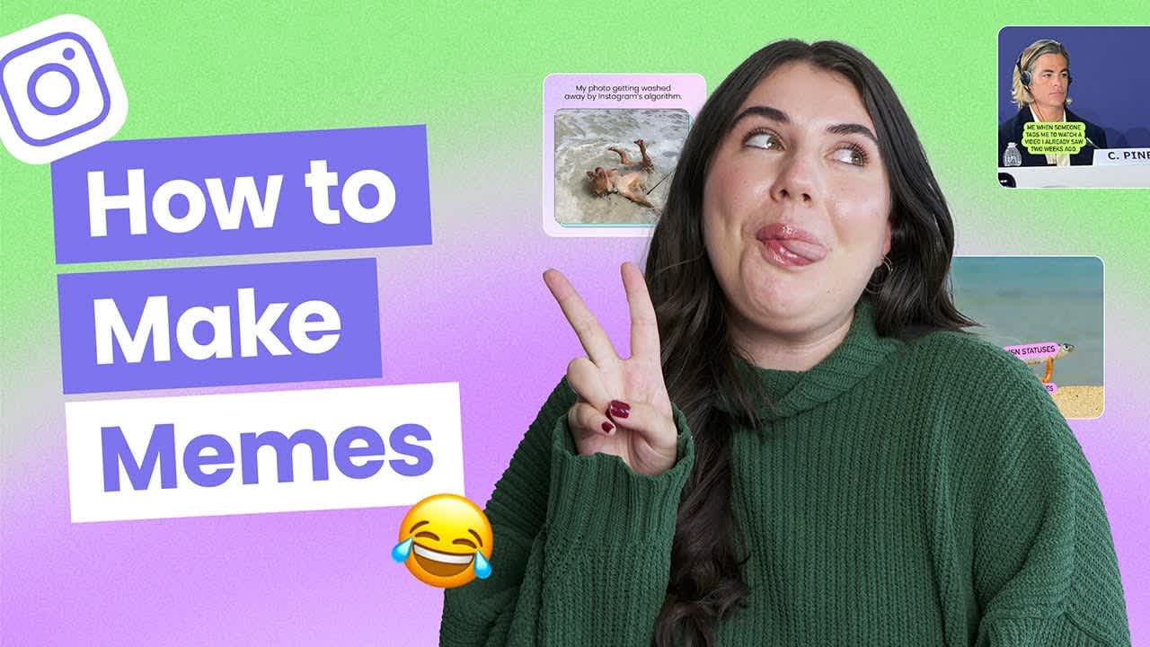 YouTube thumbnail for How to Make Instagram Memes that Go Viral video