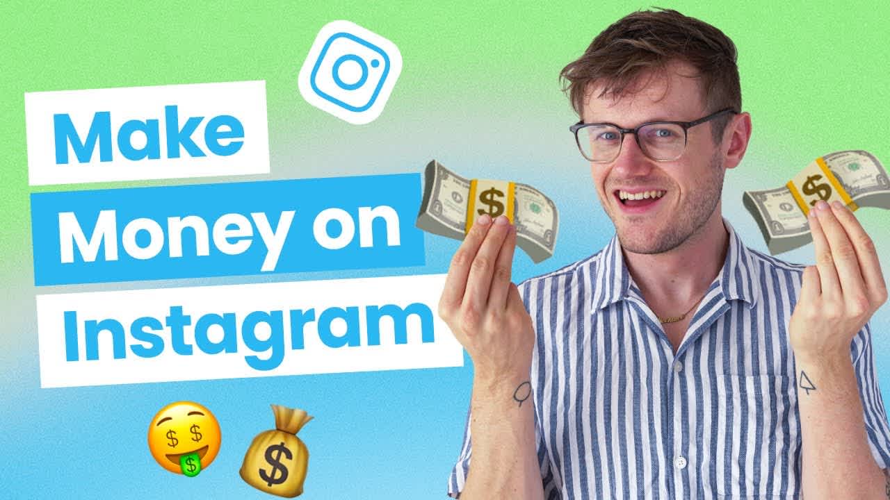 Youtube thumbnail for how to make money as a content creator on Instagram video