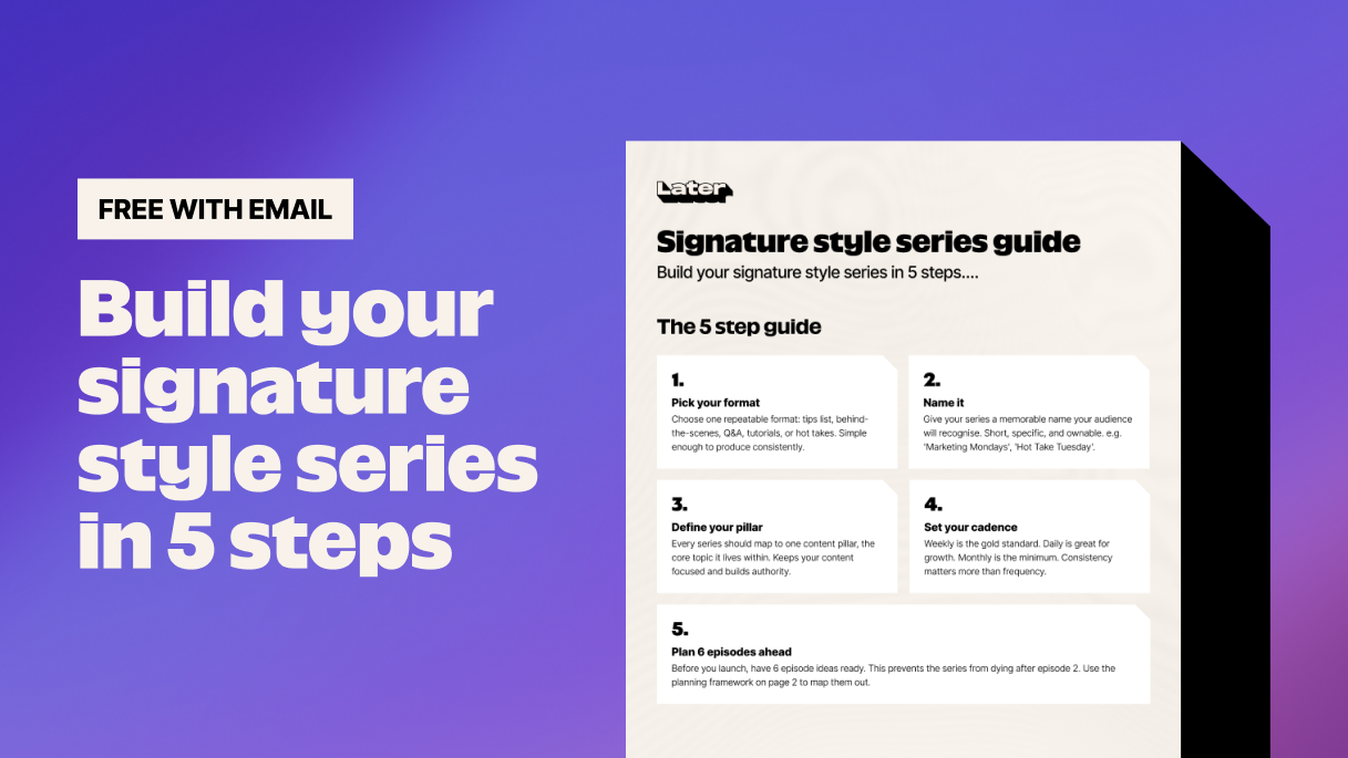 Build your signature style series in 5 steps [free guide]  thumbnail