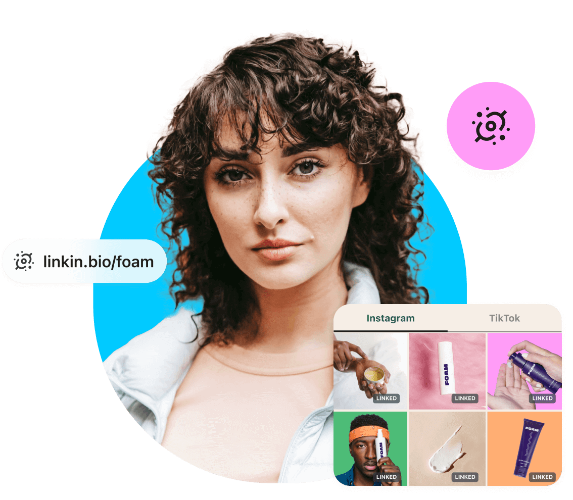 Skincare brand uses Later Link in Bio to drive traffic from Instagram and TikTok