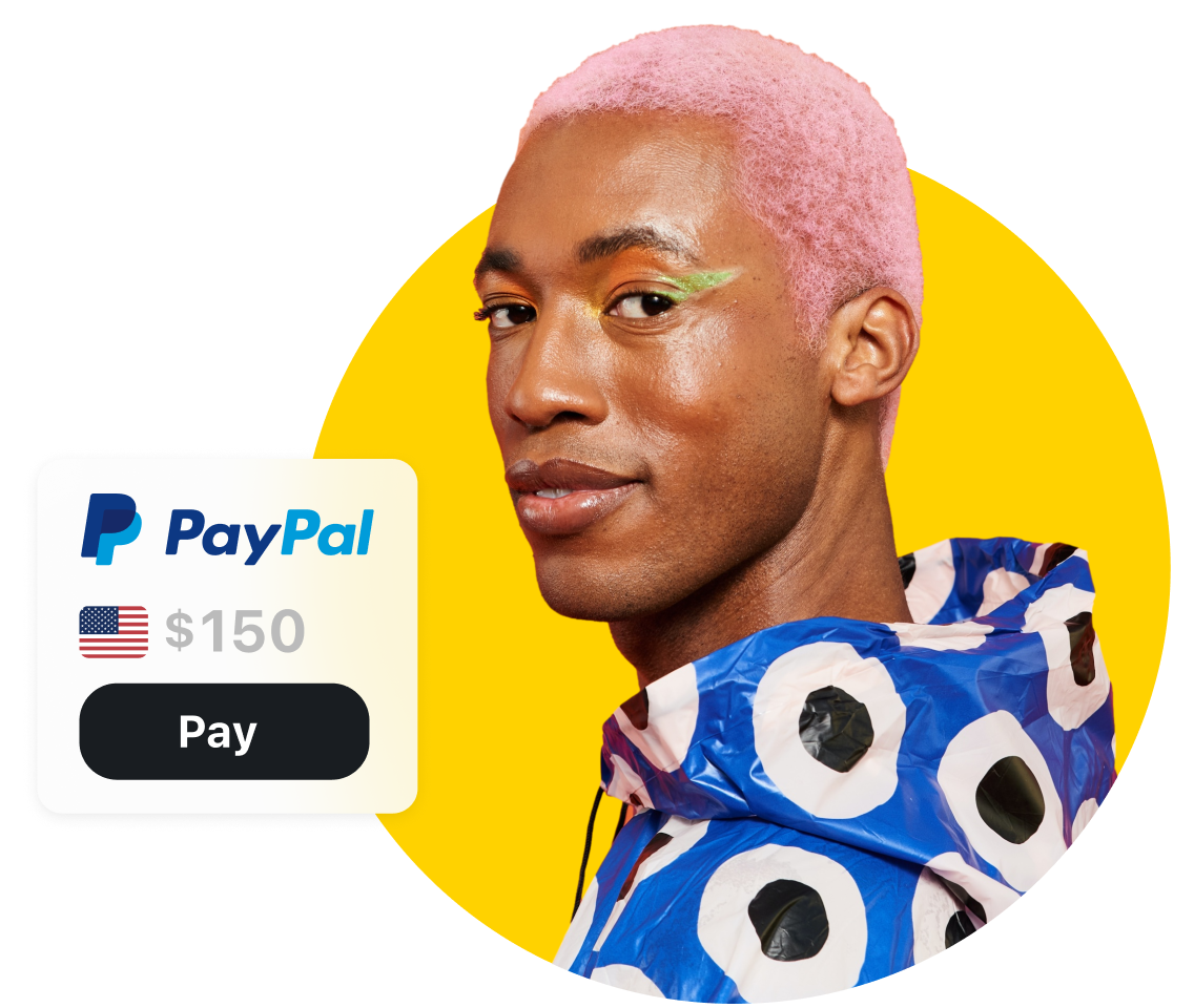 Influencer paid using the PayPal integration within the Later Influencer Payment Platform