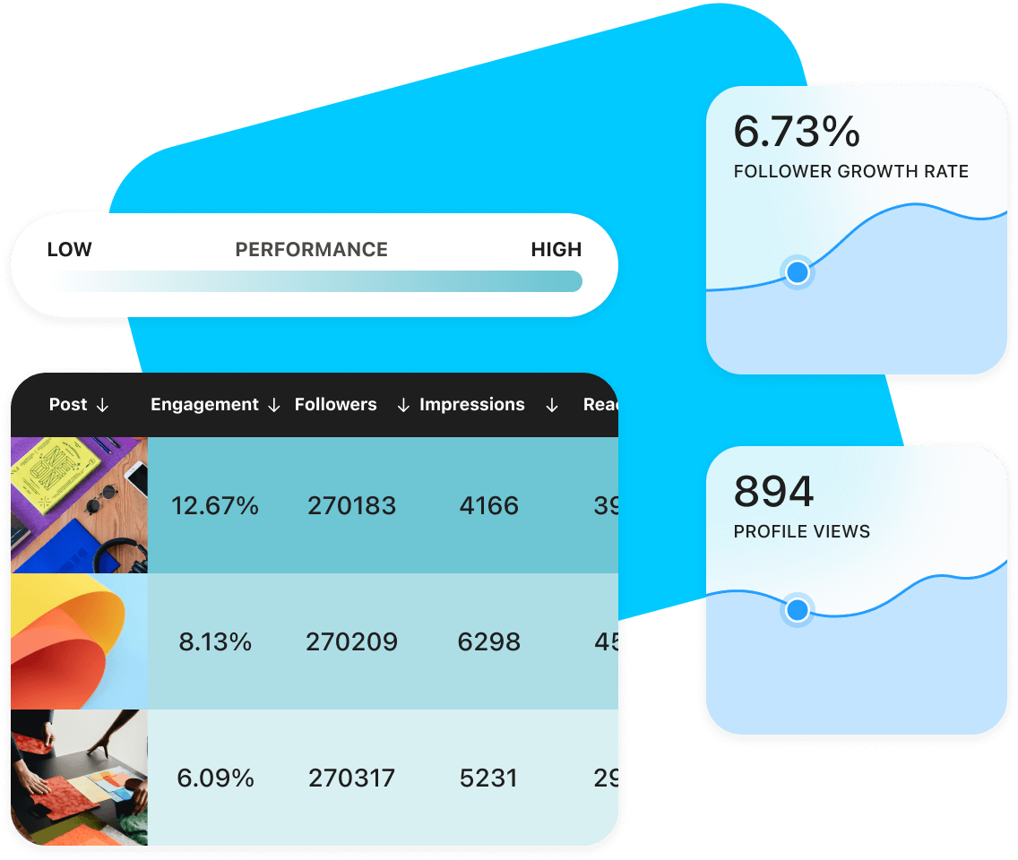 Instagram Analytics informs your marketing strategy with detailed post performance 