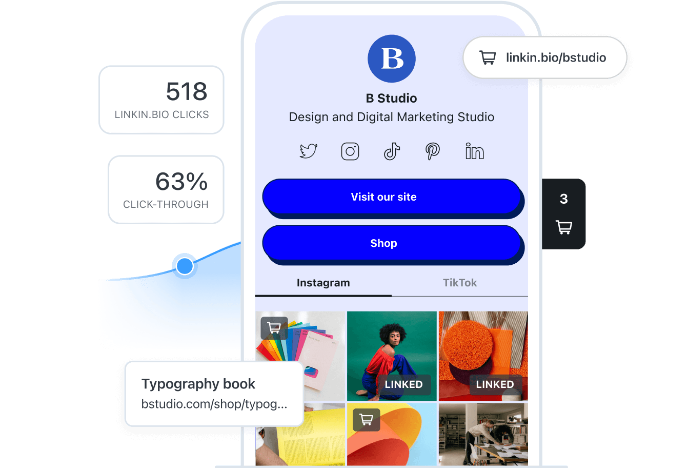 Later Linkin.bio page from user cera.studio