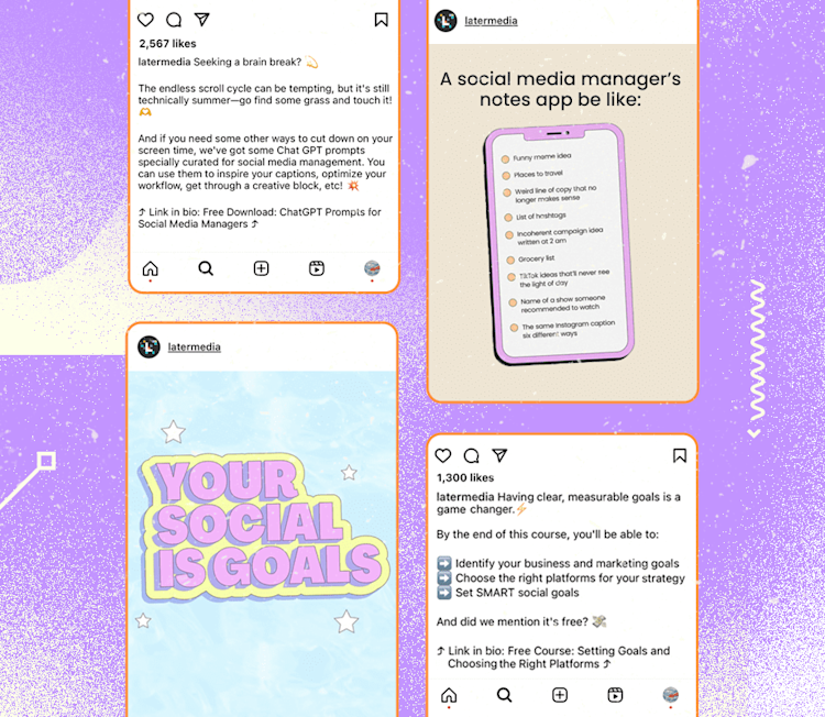 Write Later Instagram Post Caption Writer & Generator | Later