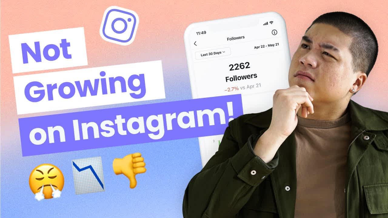 Not Growing on Instagram Thumbnail