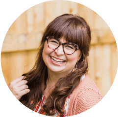 Headshot of small business owner Kate Talcott of Splatter and Bloom