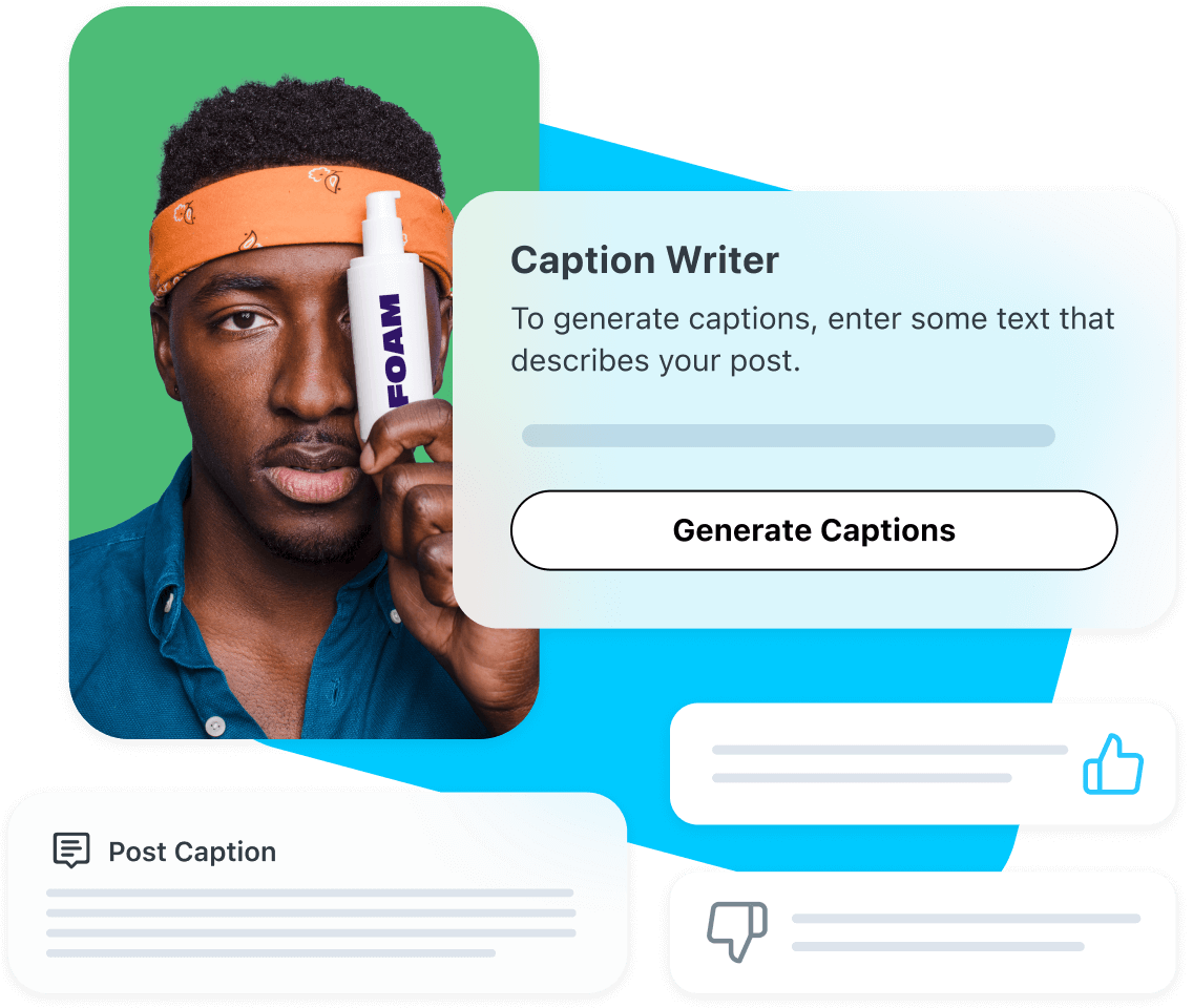 Laters AI Caption writer is used to save time by generating social media captions