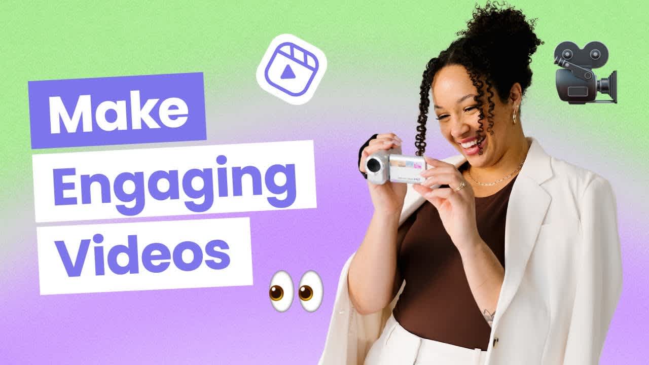 YouTube thumbnail for 3 part video for creating engaging video content on social media video