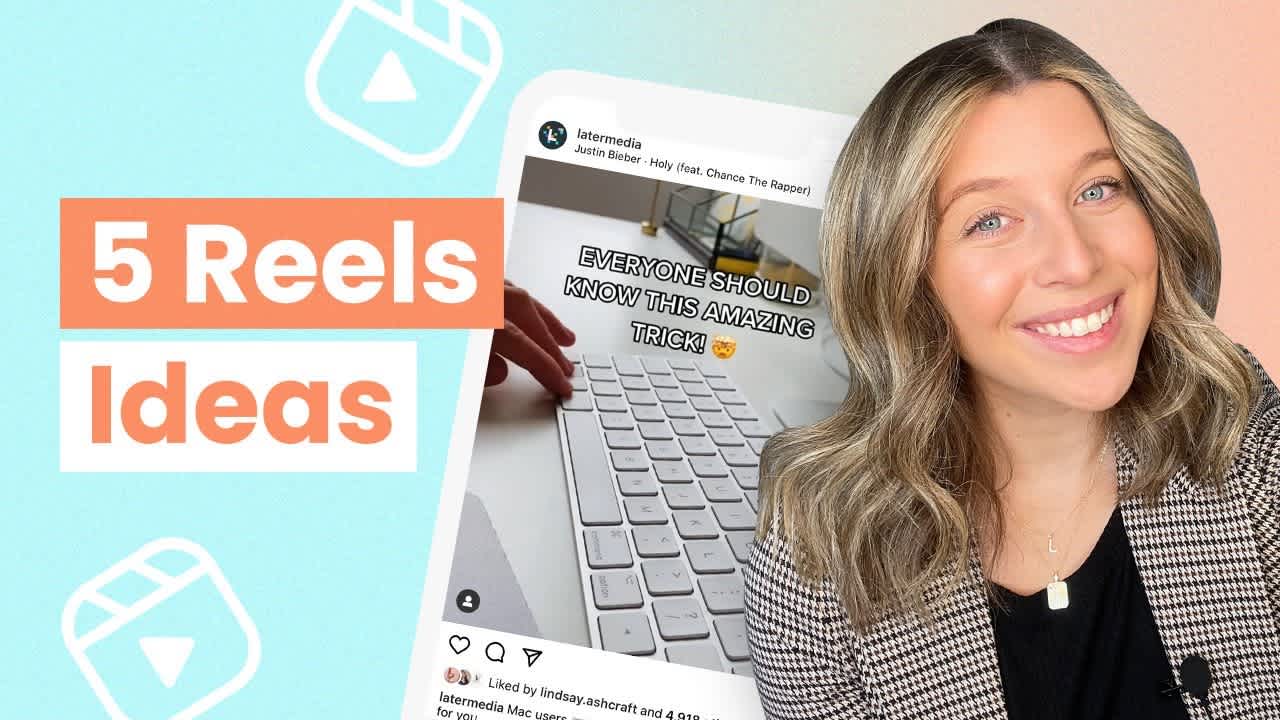 Youtube thumbnail for 5 Instagram Reels ideas for business video