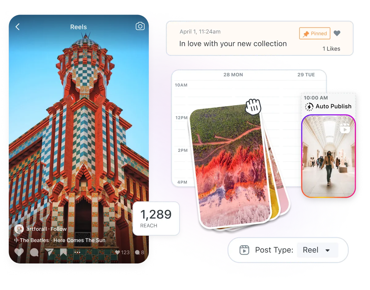Best Free Social Media Marketing Tools 2024 instagram reels scheduling