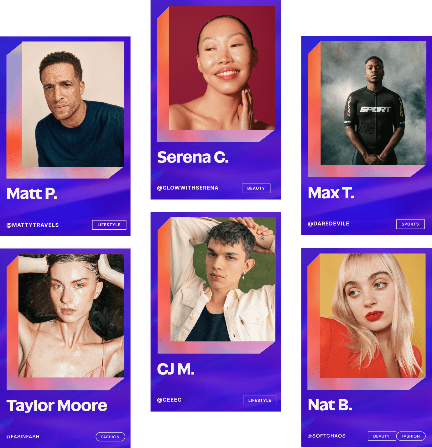 User searches for millennial wellness in Later influencer database