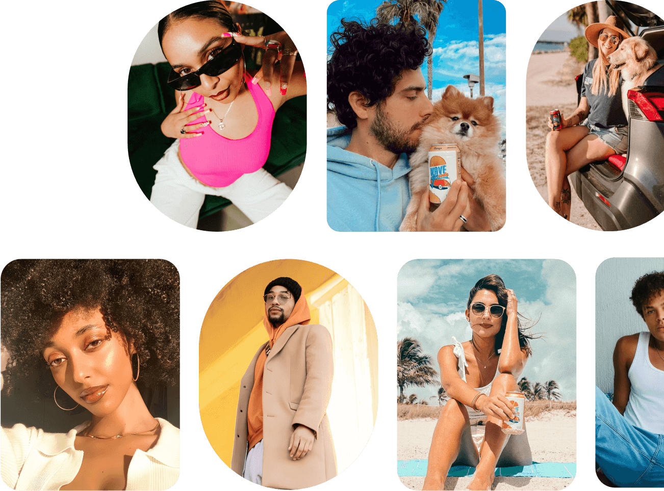 User searches for millennial wellness in Later influencer database