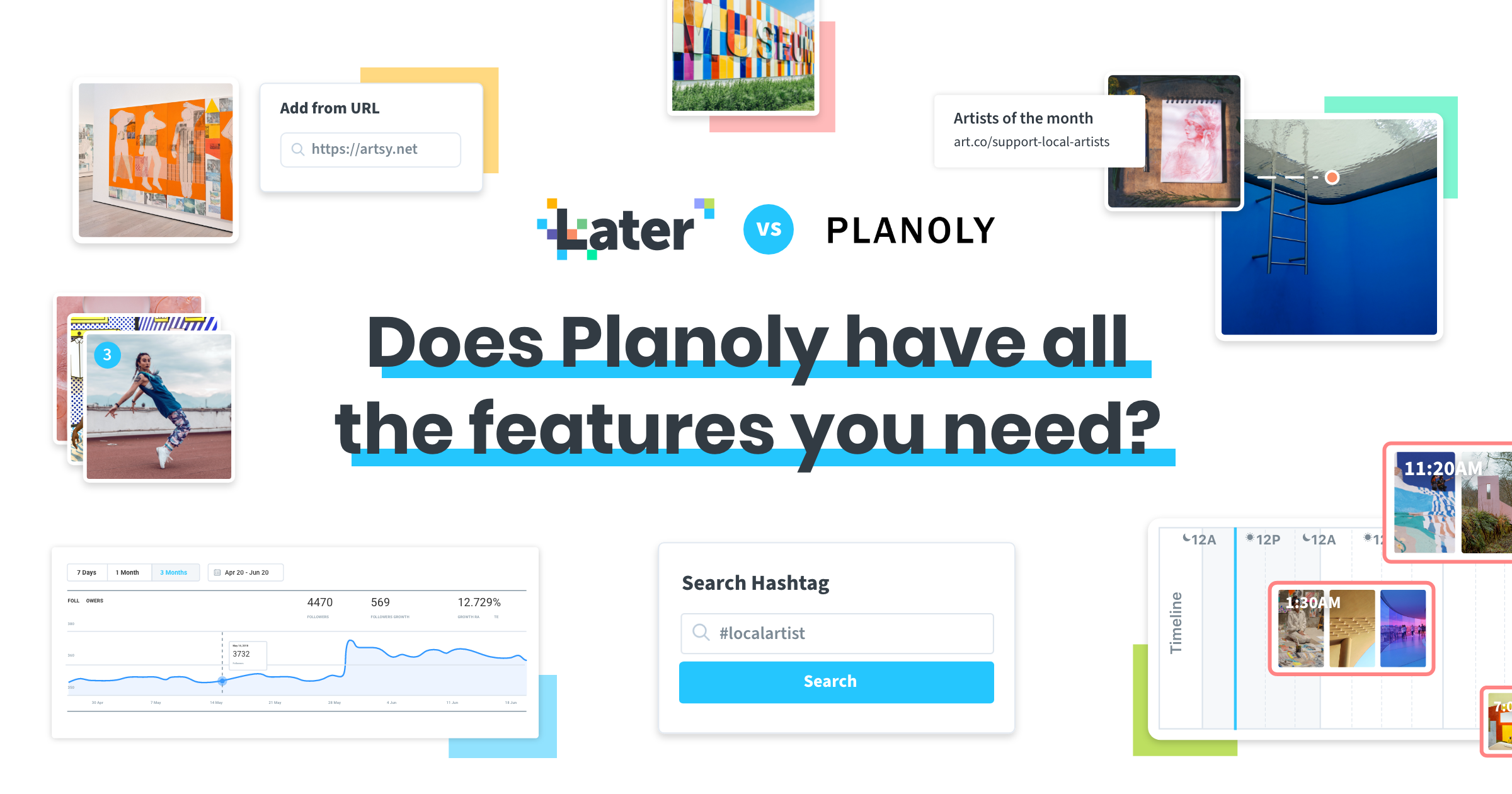 Planoly vs Later Discover Later's Social Scheduling Tool
