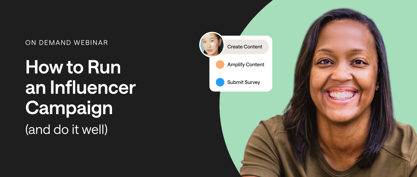 How to Run a High-Performing Influencer Campaign | Webinar thumbnail