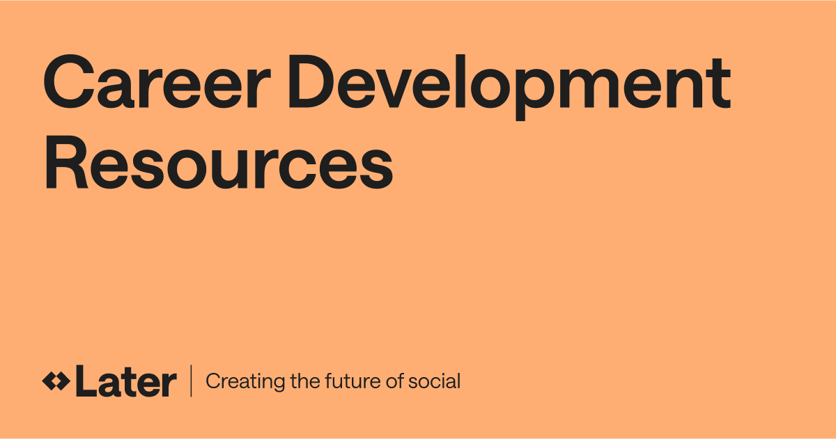 Career Development Resources for Marketers & Social Managers