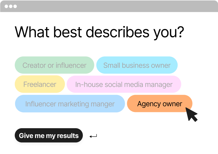 What best describes you question in the Later Social Plan Picker quiz