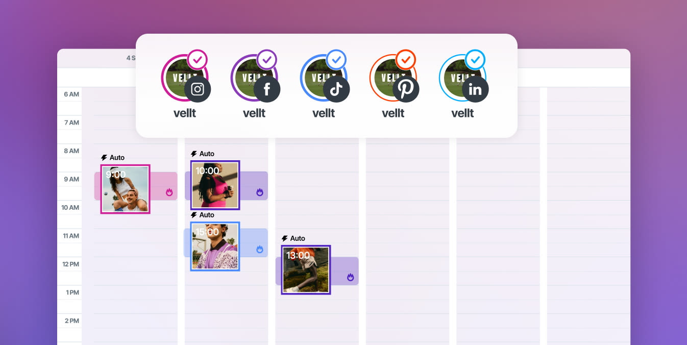 Scheduling thumbnail