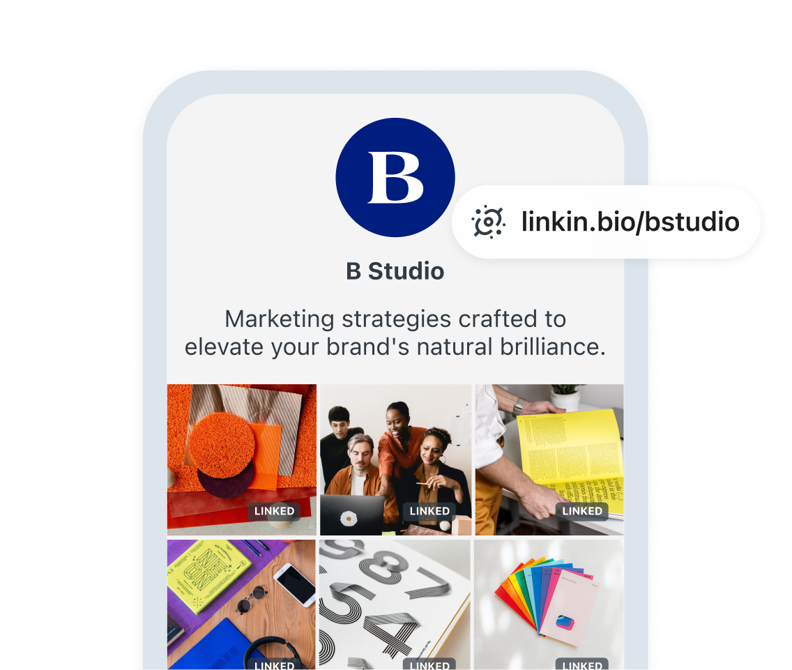 Link in bio dashboard