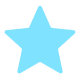Blue star icon representing Social Media Platforms
