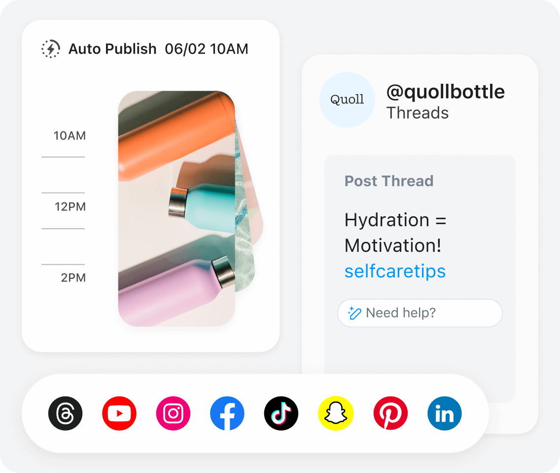 Brand repurposes and schedules posts across all social media platforms with Later