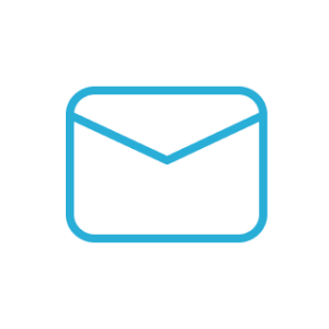Mail icon blue