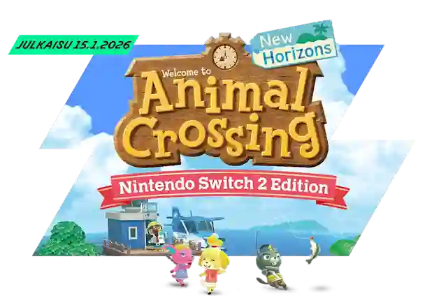 Nintendo Switch 2 -peli - Animal Crossing: New Horizons julkaistaan tammikuussa 2026.