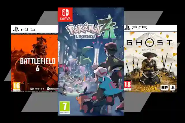 Lokauussa julkaistaan uusi Battfield 6 ja Ghost of Yotai -pelit PlayStation 5:lle. Nintendo Switcheille julkaistaan odotettu Pokemon Z-A!