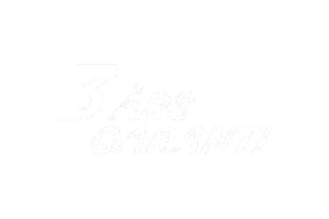 3 års garanti.