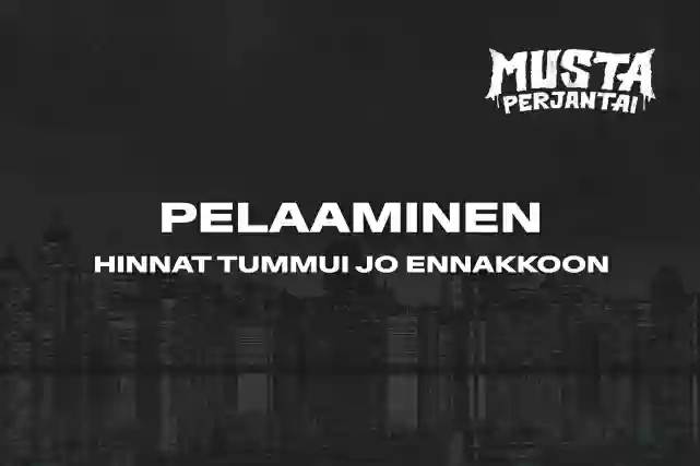 Musta perjantai alkoi Pelaaminen-kategoriassa! Hinnat tummui jo ennakkoon. Tutustu tarjouksiin.