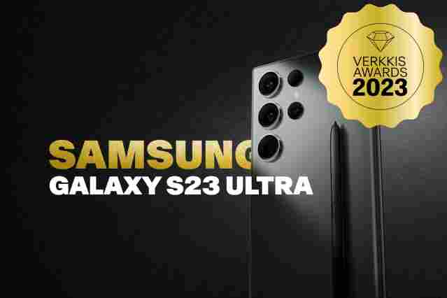 Verkkis Awards 2023 voittaja Samsung Galaxy S23 Ultra – Vuoden tuote