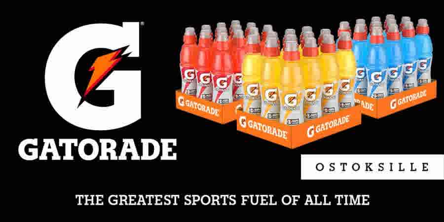Gatorade - The greatest sports fuel of all time. Ostoksille!