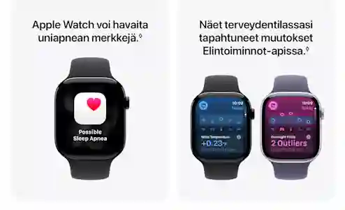 Apple Watch-klockor visar förändringar i ditt hälsotillstånd och upptäcker sömnapné.