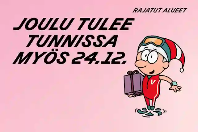 Joulu tulee rajattuun osaan suomea myös 24.12.