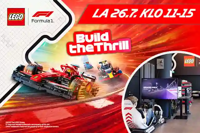 Tule ajamaan kilpaa Helsingin pop-up LEGO kioskiin La 26.7. kello 11-15 ja voita upeita palkintoja.