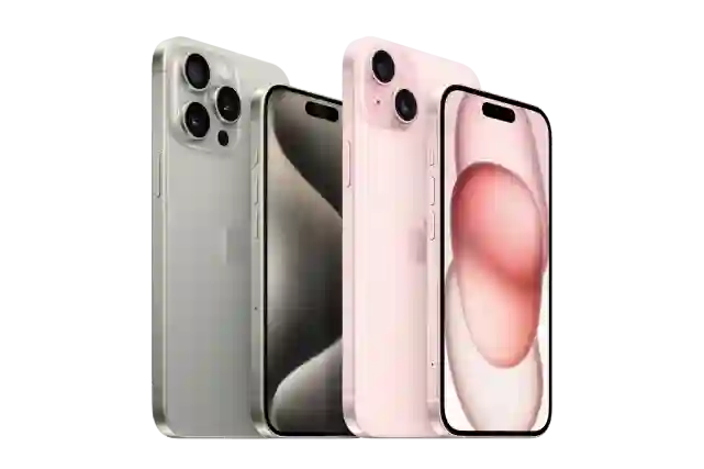 Apple iPhone 15 ja iPhone 15 pro puhelimet