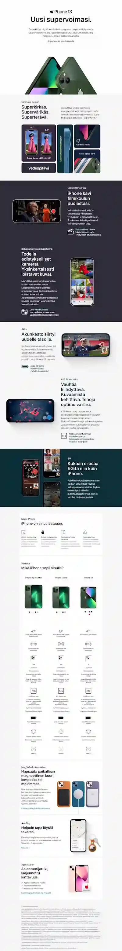 Apple iPhone 13 - jopa tunnin toimituksella