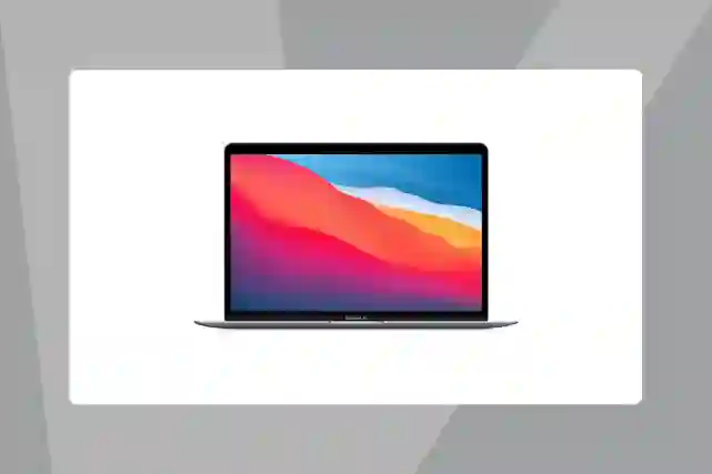Macbook Air -kannettava tietokone.