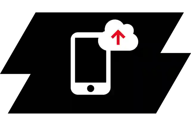 Ladda upp från mobilen till molnet och en annan telefon