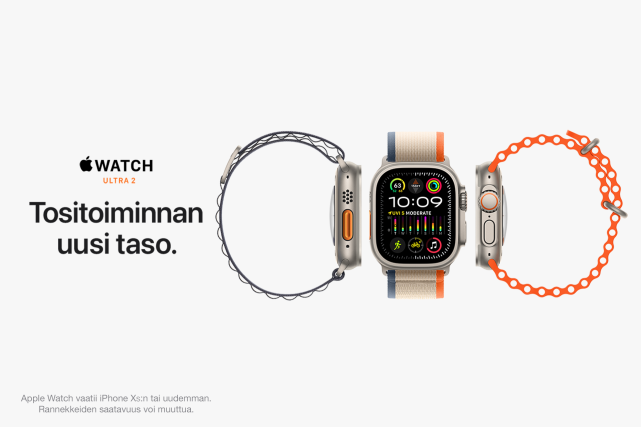 Apple Watch Ultra 2 – Tositoiminna uusi taso. Heti ennakkotilattavissa. Saatavilla 22.9. alkaen.
