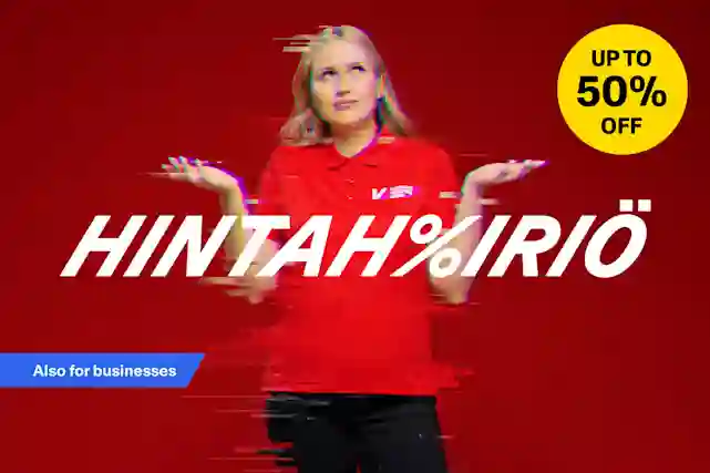 Price glitch at Verkkokauppa.com. Sale up to -50%. For businesses too.