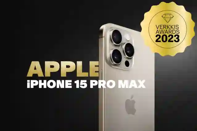 Iphone 15 pro max - Verkkis Awards 2023 voittaja
