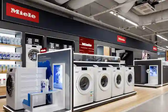 Yleiskuva Helsingin Verkkokauppa.comin Miele World -shop in shopista.