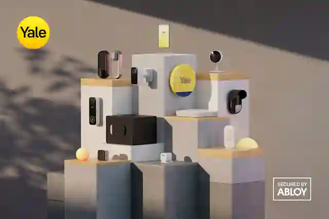 Yale - secured by Abloy. Kodinturvatuotteita, kuten älylukko, valvontakamera, turvakaappi ja hälytysjärjestelmä.