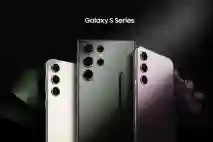 Galaxy S23 Series. S23, S23 plus ja S23 ultra vierekkäin.