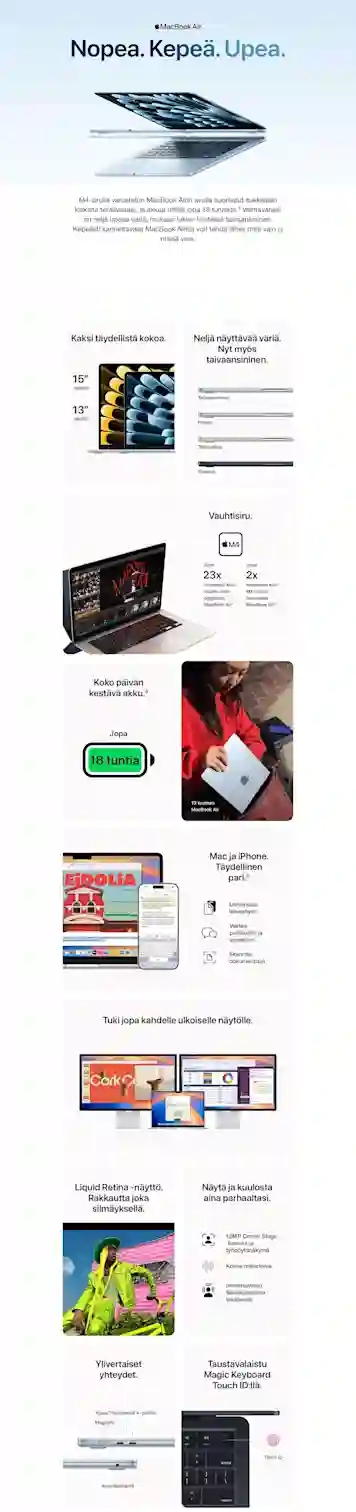 MacBook Air M4 nyt saatavilla, jopa tunnin toimituksella!