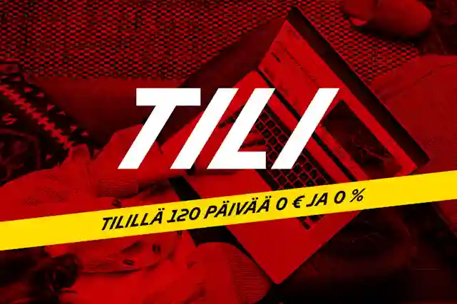 Tili - 120 päivää kulutonta ja korotonta maksuaikaa.