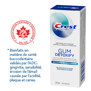 dentifrice gum detoxify