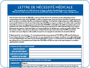 Formulaire de remboursement
