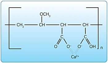 Figure 18. Gantrez® – Chélation du calcium. 