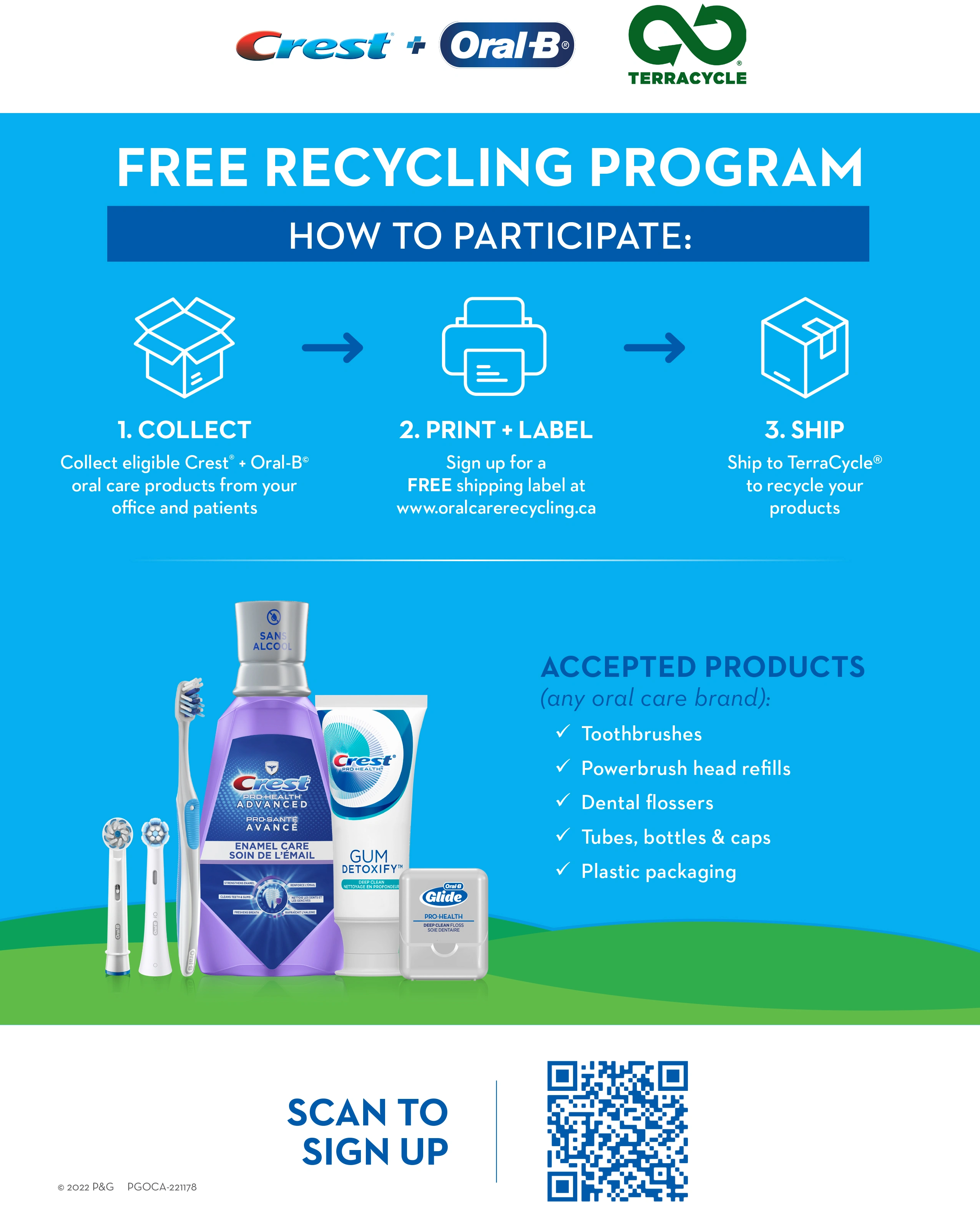 CCH - In-Office Tools -  Printable Poster – TerraCycle Recycling Program